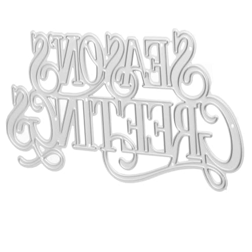 HOMSFOU Embossing Cutting für Grußkarten Metall Carbon Stahl Stanzform für Diy Bastelprojekte Dekorative Schablone für Scrapbooking und Kreative Kartenherstellung von HOMSFOU