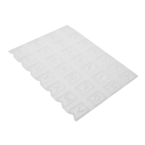 HOMSFOU Epoxidharz Buchstabenformen mit Langlebige Silikon Alphabet Schlüsselanhänger Formen für DIY Schmuck Anhänger Kompatibel mit Gießharz Gips für Kreative Bastelprojekte und Geschenke von HOMSFOU