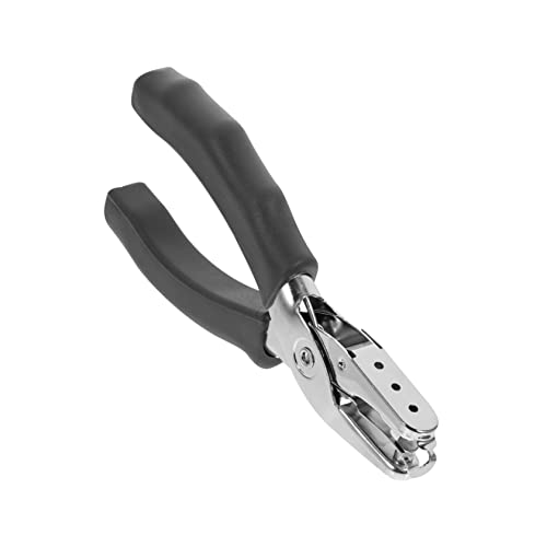 HOMSFOU Ergonomischer Handlocher für Papier Praktischer Einzelloch Puncher für Zuhause Büro und Schule Langlebig Leicht zu Bedienen für Lose von HOMSFOU