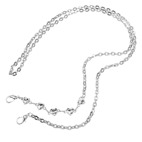 HOMSFOU Ersatzkette für Handtaschen aus Metall Verstellbar Langlebig und Leicht für Umhängetaschen und Geldbörsen Perfekter Ersatz für Defekte Taschenketten HOMSFOU Ersatzkette für Handtaschen aus Metall Verstellbar Langlebig und Leicht für Umhängetaschen und Geldbörsen Perfekter Ersatz für Defekte Taschenketten von HOMSFOU
