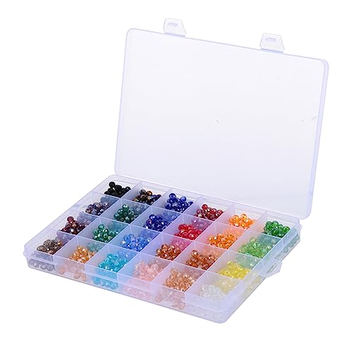 HOMSFOU Facettierte Kristallperlen mit Aufbewahrungsbox DIY Schmuckherstellung Armbänder und Halsketten Bastelperlen für und Handwerksprojekte HOMSFOU Facettierte Kristallperlen mit Aufbewahrungsbox DIY Schmuckherstellung Armbänder und Halsketten Bastelperlen für und Handwerksprojekte von HOMSFOU