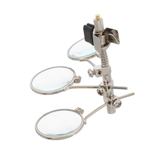 HOMSFOU Fach Verstellbare Schmucklupe Optischer Vergrößerung Brillenclip-Magnifier für Juwelierarbeiten Uhren Handyreparatur Miniaturgravur und Münzprüfung HOMSFOU Fach Verstellbare Schmucklupe Optischer Vergrößerung Brillenclip-Magnifier für Juwelierarbeiten Uhren Handyreparatur Miniaturgravur und Münzprüfung von HOMSFOU