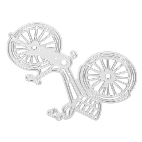 HOMSFOU Fahrrad Stanzform Metall für Scrapbooking und Kartenherstellung Präzise Schneidform Hochwertigem Karbonstahl Wiederverwendbar und Leicht zu Reinigen für DIY Projekte und Kreative von HOMSFOU