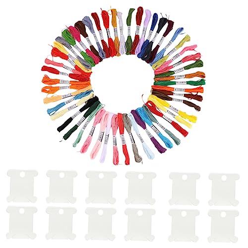 HOMSFOU Farben Premium Stickgarn Set Baumwolle mit Wickelplatten für Kreuzstich Bastelgarn Langlebige Fäden für Diy Projekte und Kreative Handarbeiten HOMSFOU Farben Premium Stickgarn Set Baumwolle mit Wickelplatten für Kreuzstich Bastelgarn Langlebige Fäden für Diy Projekte und Kreative Handarbeiten von HOMSFOU