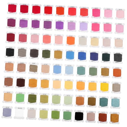 HOMSFOU Farben Stickgarn Baumwollfäden für DIY Mehrfarbige Stickfäden für Handarbeiten für für Stickliebhaber HOMSFOU Farben Stickgarn Baumwollfäden für DIY Mehrfarbige Stickfäden für Handarbeiten für für Stickliebhaber von HOMSFOU