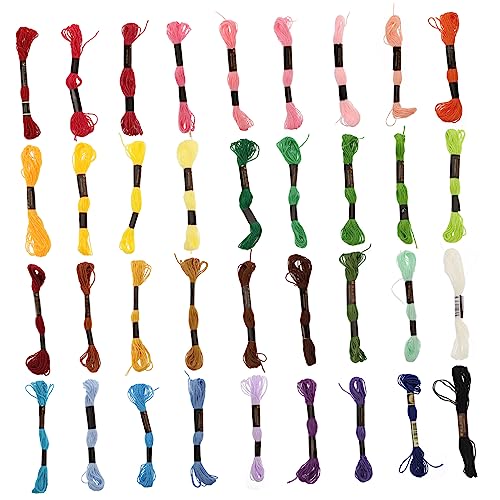 HOMSFOU Farben Stickgarn Hochwertige Stickgarne für Kreuzstich Diy Projekte und Freundschaftsbänder Langlebig und Praktisch für Kreative Bastelarbeiten HOMSFOU Farben Stickgarn Hochwertige Stickgarne für Kreuzstich Diy Projekte und Freundschaftsbänder Langlebig und Praktisch für Kreative Bastelarbeiten von HOMSFOU