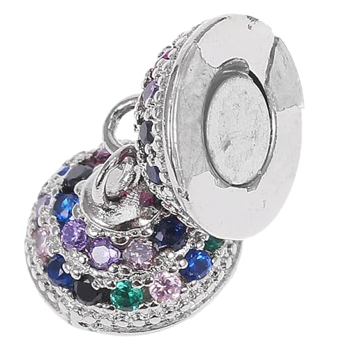 HOMSFOU Farbige Diamant Armband Halsketten Schmuckverschlüsse Halskettenverschluss Helfer Halskettenverkürzer Verschluss Armbandverschlüsse Halskettenverlängerungen Verschluss Für von HOMSFOU
