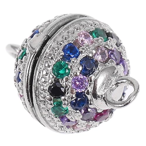 HOMSFOU Farbige Diamanten Armband Halskette Schmuckzubehör Magnetverschlüsse Für Halsketten Schmuckverschlüsse Und Verschlüsse Halskettenverbinder Halskettenverschluss HOMSFOU Farbige Diamanten Armband Halskette Schmuckzubehör Magnetverschlüsse Für Halsketten Schmuckverschlüsse Und Verschlüsse Halskettenverbinder Halskettenverschluss von HOMSFOU