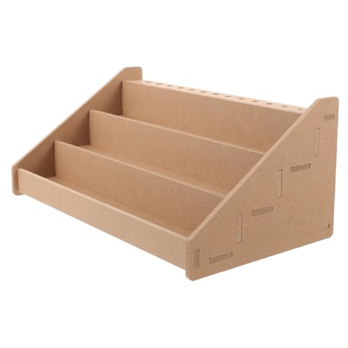 HOMSFOU Farbregal malen Organisatoren Lackierorganisator Farblagerregal Tinte Acrylfarben-Organizer und -Aufbewahrung Aufbewahrung von Farben Halter für Pigmentständer Holz HOMSFOU Farbregal malen Organisatoren Lackierorganisator Farblagerregal Tinte Acrylfarben-Organizer und -Aufbewahrung Aufbewahrung von Farben Halter für Pigmentständer Holz von HOMSFOU