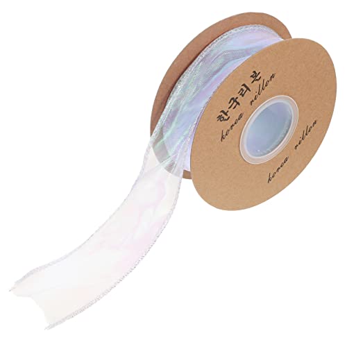 HOMSFOU Farbverlauf Geschenkband mit Drahtkante Diy Bastelmaterial für Festival Deko Blumenarrangements und Geschenkverpackungen Yards Traumhaftes Lila von HOMSFOU
