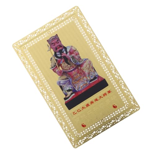 HOMSFOU Feng Shui Taisui Amulettkarte für Glück und Schutz Chinesisches Neujahr Amulett Kompakte Glückskarte für Wohlstand und Erfolg HOMSFOU Feng Shui Taisui Amulettkarte für Glück und Schutz Chinesisches Neujahr Amulett Kompakte Glückskarte für Wohlstand und Erfolg von HOMSFOU