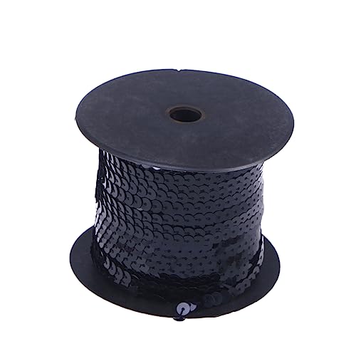HOMSFOU Flache Pailletten Borte Applikation für DIY Bekleidung Yards Rolle Schwarz für Hochzeiten Hüte und Textile Kunstwerke Elastisch und Langlebig Gefertigt HOMSFOU Flache Pailletten Borte Applikation für DIY Bekleidung Yards Rolle Schwarz für Hochzeiten Hüte und Textile Kunstwerke Elastisch und Langlebig Gefertigt von HOMSFOU