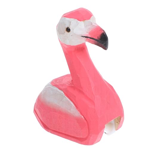 HOMSFOU Flamingo-Bleistiftspitzer Handspitzer für Bleistifte robuster Bleistiftspitzer Vintage Bleistiftspitzer Bleistiftspitzer-Klassenzimmer Farbstiftspitzer hölzern Rosy von HOMSFOU