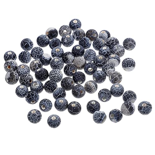 HOMSFOU Frostierte Achat -spärliche Perlen Edelstein Armbandherstellung Spacer Perlen Schmuckperlen Schmuck Perlen machen Steinperlen Perlen für Schmuckhersteller Stein Achat Schwarz HOMSFOU Frostierte Achat -spärliche Perlen Edelstein Armbandherstellung Spacer Perlen Schmuckperlen Schmuck Perlen machen Steinperlen Perlen für Schmuckhersteller Stein Achat Schwarz von HOMSFOU