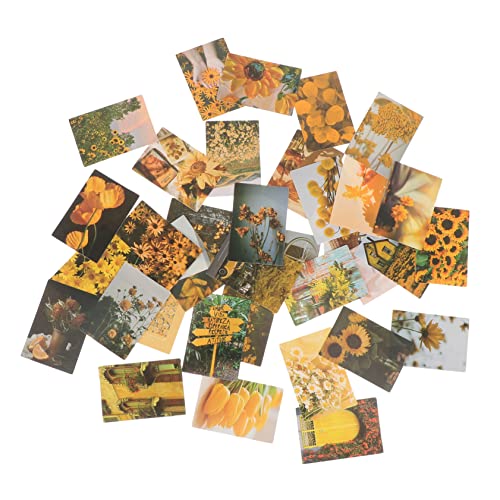 HOMSFOU Frühling Sommer Herbst Winter Scrapbook Papier Pakete mit Vintage Hintergrundpapier Diy Material für Kreative Bastelprojekte Vielseitig Verwendbar für Notizen Karten und Alben von HOMSFOU