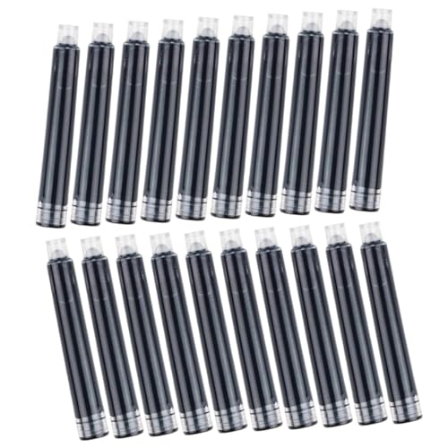 HOMSFOU Füller Tintenpatronen Set Schwarz Tintenpatronen für Füllfederhalter Ergonomisches Design für Schule Büro und Zuhause von HOMSFOU