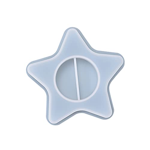HOMSFOU Fünfzackiger Stern Kerzenhalter Silikonform Diy Gießform für Handgemachte Bastelprojekte für Epoxidharz Langlebig und Unbedenklich Dekorationen HOMSFOU Fünfzackiger Stern Kerzenhalter Silikonform Diy Gießform für Handgemachte Bastelprojekte für Epoxidharz Langlebig und Unbedenklich Dekorationen von HOMSFOU
