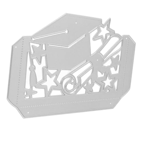 HOMSFOU Geprägte Messerformvorlage Scrapbooking -Stanze Schablone Schnitte Absolventen Party Stanzformen für Papierhandwerk Bastelvorlage Stahl mit hohem Kohlenstoffgehalt HOMSFOU Geprägte Messerformvorlage Scrapbooking -Stanze Schablone Schnitte Absolventen Party Stanzformen für Papierhandwerk Bastelvorlage Stahl mit hohem Kohlenstoffgehalt von HOMSFOU