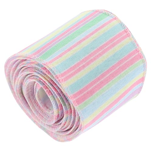 HOMSFOU Geschenkband Pastellfarben mit Drahtkante Yards Dekorationsband für Blumensträuße und Kuchen Leicht und Langlebig für Bastelprojekte und Feiertagsdekorationen HOMSFOU Geschenkband Pastellfarben mit Drahtkante Yards Dekorationsband für Blumensträuße und Kuchen Leicht und Langlebig für Bastelprojekte und Feiertagsdekorationen von HOMSFOU