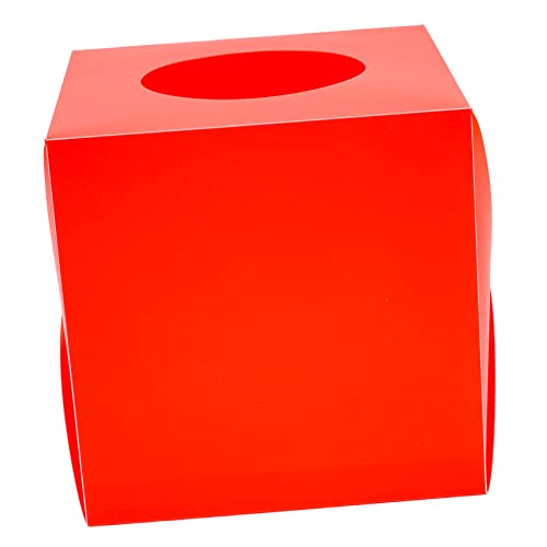 HOMSFOU Gewinnspielbox für Spenden und Verlosungen Rote Wahlurne mit Runder Öffnung für Tickets und Bargeld Multifunktional für Partys und Veranstaltungen HOMSFOU Gewinnspielbox für Spenden und Verlosungen Rote Wahlurne mit Runder Öffnung für Tickets und Bargeld Multifunktional für Partys und Veranstaltungen von HOMSFOU