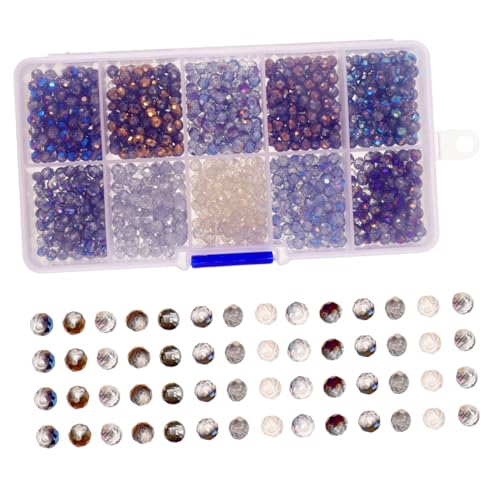 HOMSFOU Glasperlen Dekorations Charms UV Lose Abstandshalter Armband Klar Klein Glänzend Perlen Sortiert Große Zahl Flach Bunt Zum Basteln Von Halsketten DIY Schmuck Perlen HOMSFOU Glasperlen Dekorations Charms UV Lose Abstandshalter Armband Klar Klein Glänzend Perlen Sortiert Große Zahl Flach Bunt Zum Basteln Von Halsketten DIY Schmuck Perlen von HOMSFOU