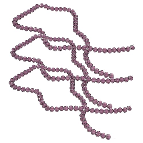 HOMSFOU Glasperlen Kristallglas Perlen DIY Abstandshalter für Armbänder und Lose Perlen für Schmuckherstellung Einfache Handhabung und Gestaltung von HOMSFOU