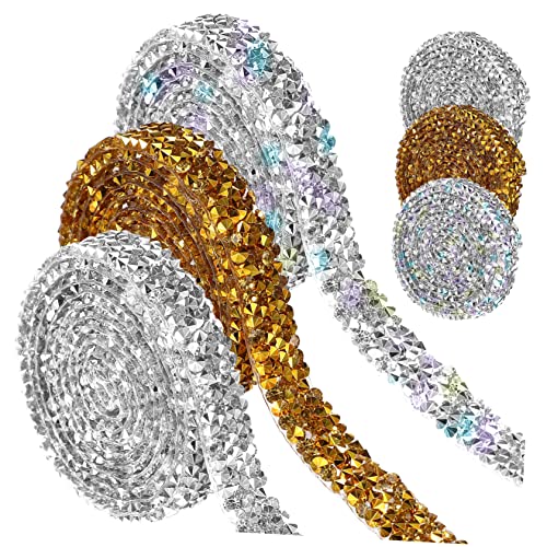 HOMSFOU Glitzeraufkleber 6 Rollen band Harz-bling-streifen Silbernes Band Bling Selbstklebend Bandbesatz Silberne steine Kristallbandrolle Bling-band-aufkleber Diamant -dekoration HOMSFOU Glitzeraufkleber 6 Rollen band Harz-bling-streifen Silbernes Band Bling Selbstklebend Bandbesatz Silberne steine Kristallbandrolle Bling-band-aufkleber Diamant -dekoration von HOMSFOU