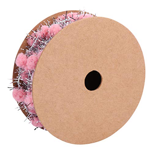 HOMSFOU Glitzernde Pompons Ripsbänder für DIY Projekte Dekoratives Geschenkband Tiefem für Hochzeiten Scrapbooking und Festliche Anlässe von HOMSFOU
