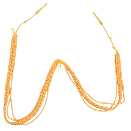 HOMSFOU Goldene Aiguillette Geflochtene Schulterschnur für Uniform Kostüm Bühne Zeremonie Party Zubehör Komfortabel Sicherer Halt von HOMSFOU