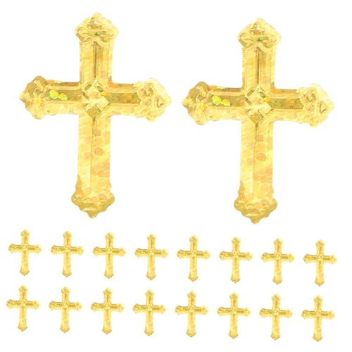 HOMSFOU Goldene Kreuz Glitzerkonfetti Tischdeko aus Langlebigem Kunststoff für Taufe Erstkommunion Geburtstag und Religiöse Feierlichkeiten Vielseitige Partydekoration HOMSFOU Goldene Kreuz Glitzerkonfetti Tischdeko aus Langlebigem Kunststoff für Taufe Erstkommunion Geburtstag und Religiöse Feierlichkeiten Vielseitige Partydekoration von HOMSFOU