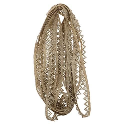 HOMSFOU Goldene Spitzenborte für Diy Projekte Yards Wasserlösliche Spitzenborte zum Verzieren von Hochzeitskleidern Applikationen und Stoffen für Kreative Bastelideen und Festliche Anlässe HOMSFOU Goldene Spitzenborte für Diy Projekte Yards Wasserlösliche Spitzenborte zum Verzieren von Hochzeitskleidern Applikationen und Stoffen für Kreative Bastelideen und Festliche Anlässe von HOMSFOU