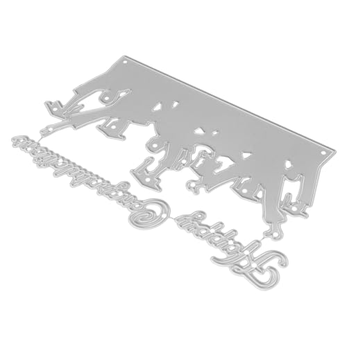 HOMSFOU Graduation Cutting Die Wiederverwendbare Stanzform für Einladungskarten und Geldgeschenk Karten für Diy Projekte und Scrapbooking von HOMSFOU