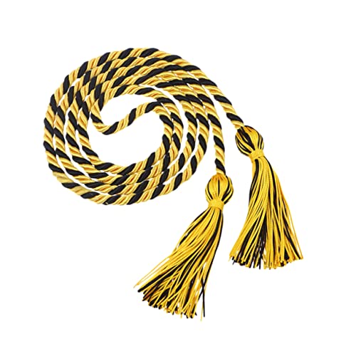 HOMSFOU Graduierung Ehrenkordel Langlebigem Polyester mit Geflochtener Quaste Abschlusskordel für Bachelor und Abiturfeier Geeignet für Abschlusskleid und Feierlichkeiten Gelb Schwarz HOMSFOU Graduierung Ehrenkordel Langlebigem Polyester mit Geflochtener Quaste Abschlusskordel für Bachelor und Abiturfeier Geeignet für Abschlusskleid und Feierlichkeiten Gelb Schwarz von HOMSFOU