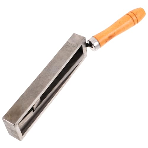 HOMSFOU Graphit Gießform für Gold und Silber Holzgriff DIY Graphit Barrenform für Metallverarbeitung Hochtemperaturbeständig für Labor und Bildung von HOMSFOU