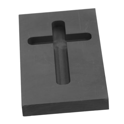 HOMSFOU Graphitform Gießformen Zum Schmelzen Gussform Aus Graphit Schmuck Graphittiegel Tiegelformen Aus Graphit Schmelzendes Gießwerkzeug Barfenformen Kreuzgussform Black HOMSFOU Graphitform Gießformen Zum Schmelzen Gussform Aus Graphit Schmuck Graphittiegel Tiegelformen Aus Graphit Schmelzendes Gießwerkzeug Barfenformen Kreuzgussform Black von HOMSFOU