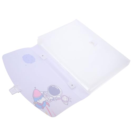 HOMSFOU Grußkarten-Organizer Dateiordner Papier handhaben erweiterbar Binderordner aktenkoffer aktentaschen Handheld-Organizer Quittungsinhaber Aktenordner aus Kunststoff Plastik Blue von HOMSFOU