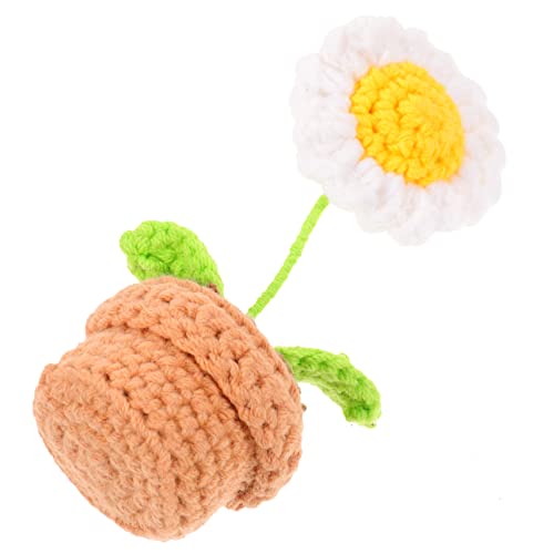 HOMSFOU Häkelblume DIY Topfpflanze für Dekoration für Büro Heim und Kompakte Langlebiges Material Perfektes Handwerk für Anfänger HOMSFOU Häkelblume DIY Topfpflanze für Dekoration für Büro Heim und Kompakte Langlebiges Material Perfektes Handwerk für Anfänger von HOMSFOU