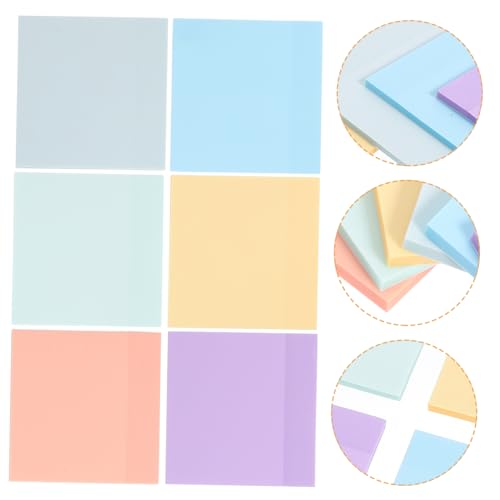 HOMSFOU Haftnotizen für Studenten Selbstklebende Farbige Memo Pads Notizblöcke für Wasserfeste Pet Notizmarker HOMSFOU Haftnotizen für Studenten Selbstklebende Farbige Memo Pads Notizblöcke für Wasserfeste Pet Notizmarker von HOMSFOU