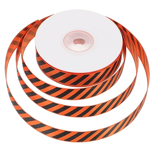 HOMSFOU Halloween Deko Band Polyester Kürbis Muster Diy Bastelband für Party und Geschenkdekoration Schwarzes Geschenkband für Halloween und Erntedankfest HOMSFOU Halloween Deko Band Polyester Kürbis Muster Diy Bastelband für Party und Geschenkdekoration Schwarzes Geschenkband für Halloween und Erntedankfest von HOMSFOU