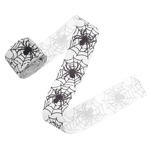 HOMSFOU Halloween Geschenkband mit Attraktiven Mustern Dekoratives Geschenkverpackungsband für DIY Bastelprojekte Partydekoration und Kreative Geschenkverpackung von HOMSFOU