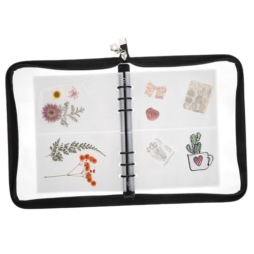 HOMSFOU Handbuch-Set Schmuckhalter kpop Fotokartenordner Ordneraufbewahrung Aufkleberordner Schmuck-Organizer und Aufbewahrungsreisen Stickeralbum PVC Transparent HOMSFOU Handbuch-Set Schmuckhalter kpop Fotokartenordner Ordneraufbewahrung Aufkleberordner Schmuck-Organizer und Aufbewahrungsreisen Stickeralbum PVC Transparent von HOMSFOU