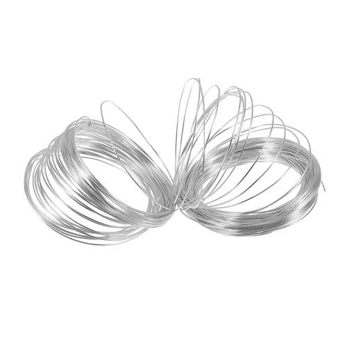 HOMSFOU Handgefertigter Aluminiumdraht Lehmdraht Metallstangen zum Basteln Schmuck Draht Schmuckdraht für die Schmuckherstellung Draht zum Bildhauen Drahtwickelset Silver HOMSFOU Handgefertigter Aluminiumdraht Lehmdraht Metallstangen zum Basteln Schmuck Draht Schmuckdraht für die Schmuckherstellung Draht zum Bildhauen Drahtwickelset Silver von HOMSFOU
