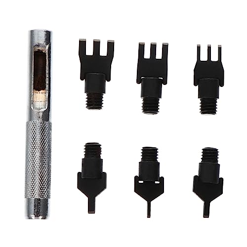 HOMSFOU Handgefertigtes Lochstanzer Set für Leder Lochwerkzeug für Diy Lederhandwerk Hochwertiger Verschiedene für Gürtel und Taschen HOMSFOU Handgefertigtes Lochstanzer Set für Leder Lochwerkzeug für Diy Lederhandwerk Hochwertiger Verschiedene für Gürtel und Taschen von HOMSFOU
