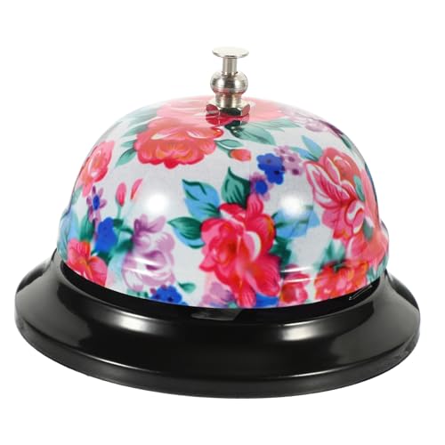 HOMSFOU Handglocke im Vintage Stil Tischglocke für Restaurant und Hotel Service Bell für Empfang und Bar Laute Klingel mit Retro Design für Büro HOMSFOU Handglocke im Vintage Stil Tischglocke für Restaurant und Hotel Service Bell für Empfang und Bar Laute Klingel mit Retro Design für Büro von HOMSFOU