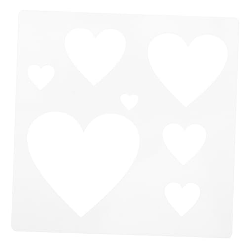 HOMSFOU Herz Schablone Wiederverwendbar für DIY Bastelprojekte Malvorlage für Wände und Dekoration für Hochzeiten Valentinstag und Festliche Anlässe von HOMSFOU