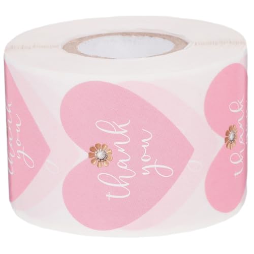 HOMSFOU Herzlichen Dank Aufkleber Rosa Herzetiketten Selbstklebende Briefumschlag Aufkleber für und Organisation HOMSFOU Herzlichen Dank Aufkleber Rosa Herzetiketten Selbstklebende Briefumschlag Aufkleber für und Organisation von HOMSFOU
