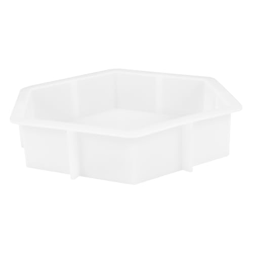 HOMSFOU Hexagon Silikonform für Diy Handwerk Langlebige Gießform für Blumenkonservierung Einfach zu Reinigen und Wiederverwendbar für Projekte und von HOMSFOU
