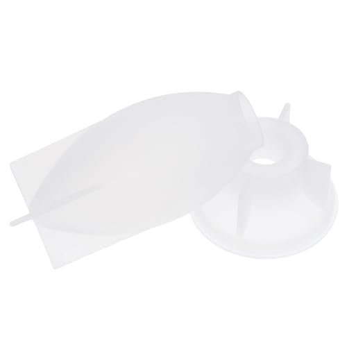 HOMSFOU Hitzebeständiges Silikon-formset mit Sockel für DIY Epoxidharz-kunst Lampen-dekorationen Kerzenherstellung Seifen und Blumen Muster Langlebige Vielseitige Gießform für Kreative von HOMSFOU