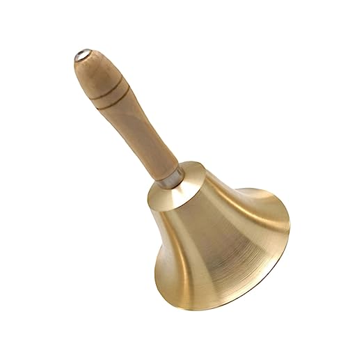 HOMSFOU Hölzerne Handglocke Durchmesser Lautstarker Anrufservice für Restaurant Hotel und Weihnachtsfeiern für Partys und Dekoration HOMSFOU Hölzerne Handglocke Durchmesser Lautstarker Anrufservice für Restaurant Hotel und Weihnachtsfeiern für Partys und Dekoration von HOMSFOU