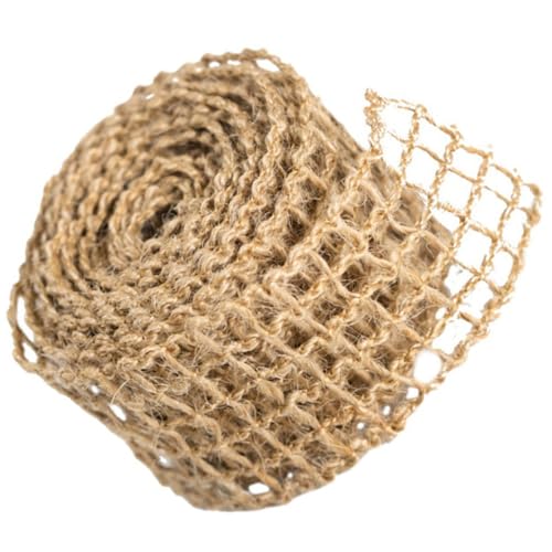 HOMSFOU Hohle Jute Band mit Draht Yards Vintage Gewebtes Juteband für Geschenkverpackung DIY Bastelband Robustes Verschleißfestes Dekoband für Party und Floristikprojekte HOMSFOU Hohle Jute Band mit Draht Yards Vintage Gewebtes Juteband für Geschenkverpackung DIY Bastelband Robustes Verschleißfestes Dekoband für Party und Floristikprojekte von HOMSFOU